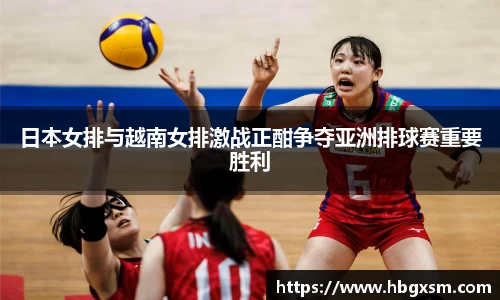 日本女排与越南女排激战正酣争夺亚洲排球赛重要胜利